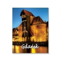 Notes 3D na magnesie Gdańsk Żuraw pamiątka z Gdańska