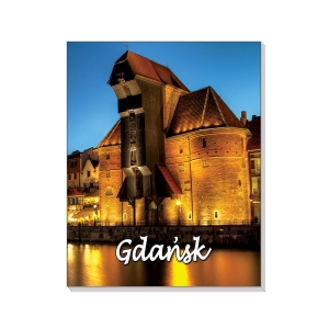 Gdańsk Crane 3D magnetic notepad