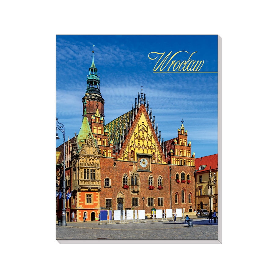 Notes 3D na magnesie Wrocław Ratusz pamiątka z Wrocławia