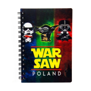 3D Notebook Warsaw – WarSaw Poland characters design