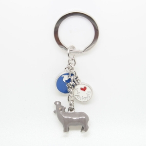 Brelok do kluczy – Hipopotam, zawieszka typu charms