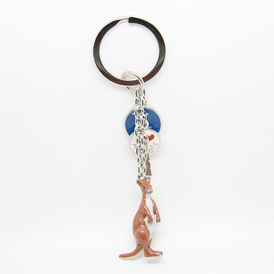 brelok do kluczy kangur zawieszka charms