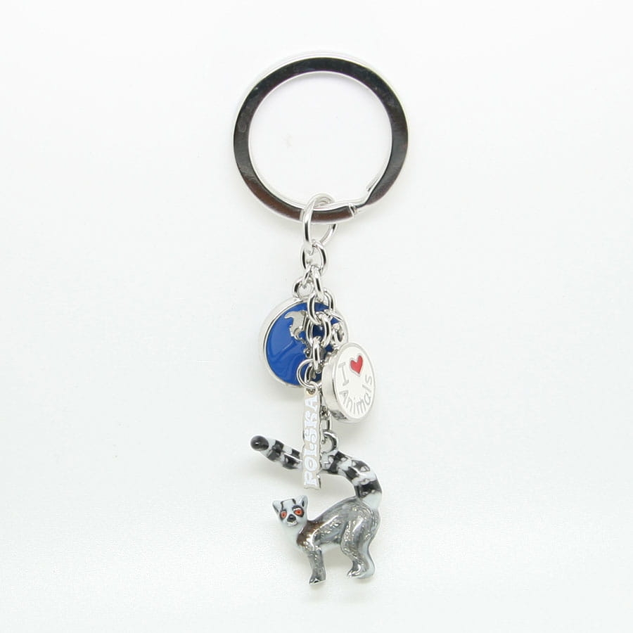 brelok do kluczy lemur zawieszka charms