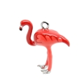flaming brelok charms koralowy figurka zawieszka