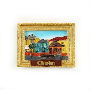 Magnes obraz złota rama Chełm