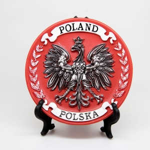 Talerzyk dekoracyjny pamiątkowy Polska duży