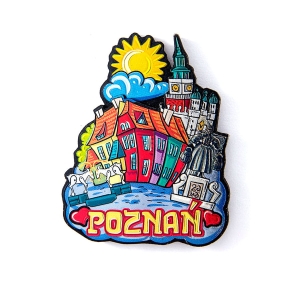 Magnes na lodówkę – Metalizowany Poznań 2