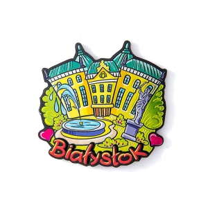 Magnes na lodówkę – Metalizowany Białystok Pałac