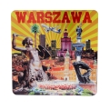 podkładka korkowa Warszawa z grafiką retro kolorowa