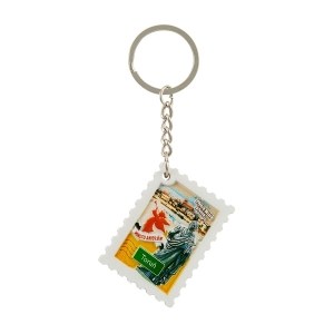 Breloczek znaczek drukowany Toruń