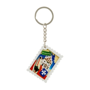 Breloczek znaczek drukowany Rzeszów