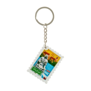 Breloczek znaczek drukowany Olsztyn