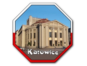 Magnes z efektem 3D STOP Katowice - Teatr