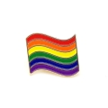 przypinka flaga LGBT tęczowa emaliowana pins