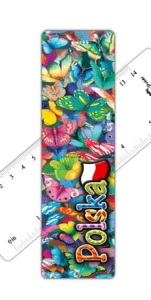 Zakładka do książki 3D Polska - motyle