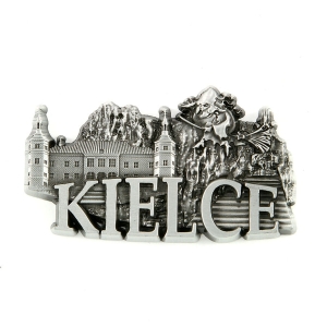 Magnes metalowy panorama Kielce