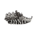 magnes na lodówkę panorama Gdynia metalowy pamiątka
