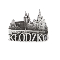 magnes na lodówkę panorama Kłodzko metalowy