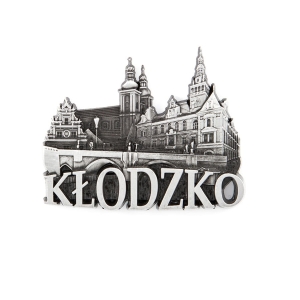 Magnes metalowy panorama Kłodzko