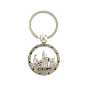 Brelok okrągły nikiel Kraków