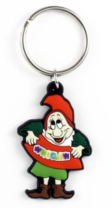 Brelok gumowy krasnal Wrocław