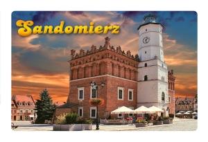Magnes z efektem 3D Sandomierz Ratusz