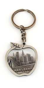 Brelok - Jabłko - Warszawa
