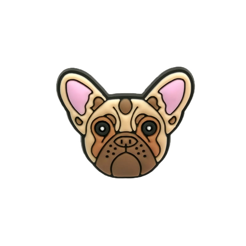 przypinka bulldog francuski do crocs ozdoba pies
