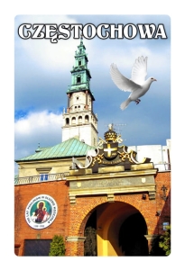 Magnes z efektem 3D Częstochowa - Brama