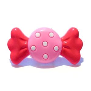 Cukierek różowy przypinka do crocs, kroksy, ozdoba
