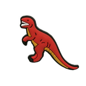 Dinozaur tyranozaur przypinka do crocs, kroksy, ozdoba