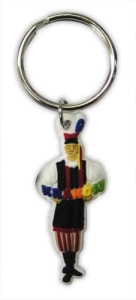 Brelok gumowy - strój krakowski męski