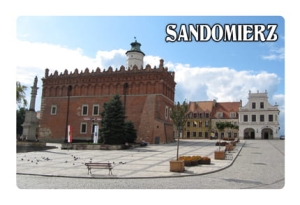 Magnes z efektem 3D Sandomierz