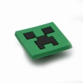 Minecraft creeper przypinka do crocsów zielona