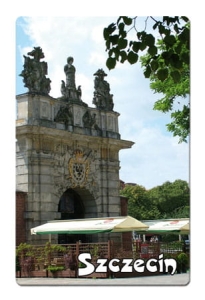 Magnes z efektem 3D Szczecin Brama