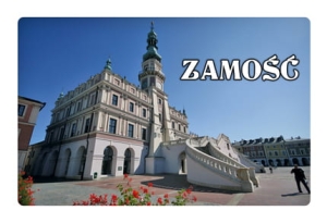 Magnes z efektem 3D Zamość - ratusz