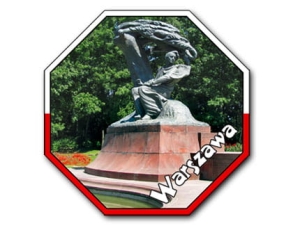 Magnes z efektem 3D STOP Warszawa - Chopin