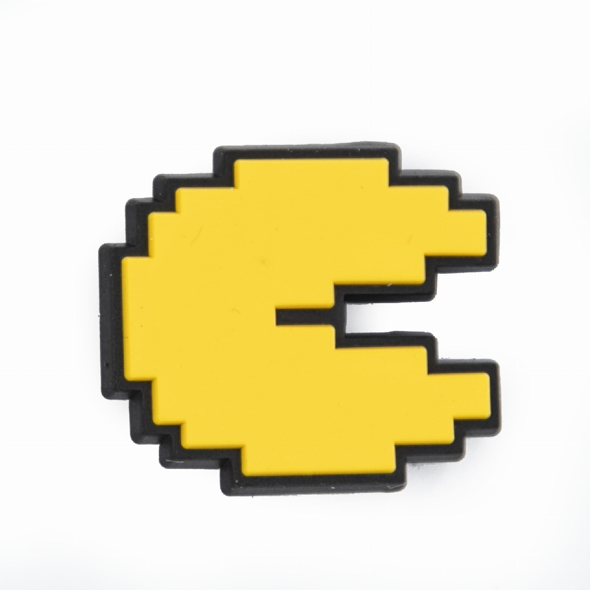 wpinka PAC MAN ozdoba do crocs żółta pikselowa