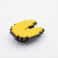 wpinka do butów PAC MAN crocs jibbitz żółta
