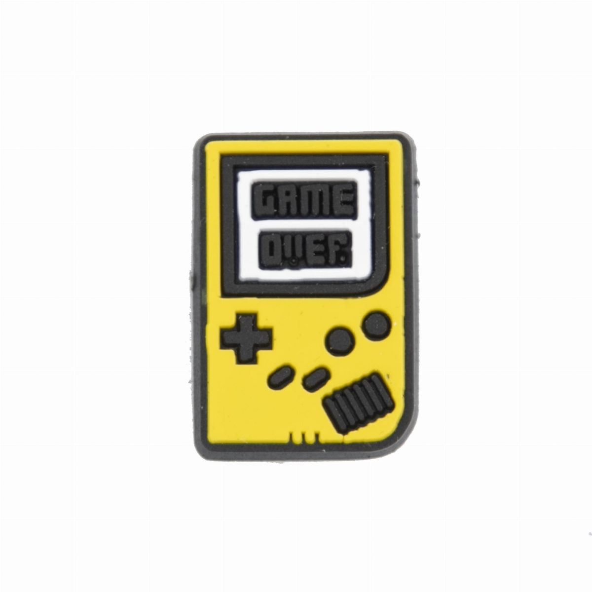 Gameboy wpinka ozdoba do crocs żółta konsola retro