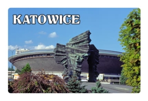 Magnes z efektem 3D Katowice - Spodek