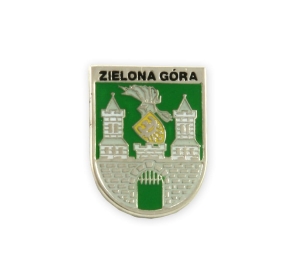 Herb Zielona Góra - przypinka 