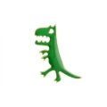 metalowa przypinka dinozaur zielony pins