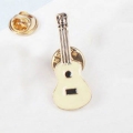 Pins gitara metalowy zapięcie motylkowe złoty