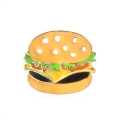 metalowa przypinka burger pins emaliowany hamburger