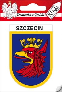 Naklejka pojedyncza - herb Szczecin
