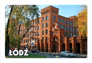 Magnes z efektem 3D Łódź - Brama Manufaktury