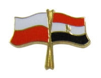 Przypinka Polska Egipt 608a