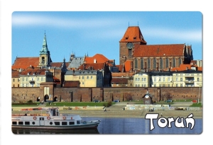 Magnes z efektem 3D Kraków Sukiennice z Lotu Ptaka