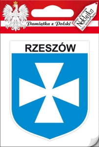Naklejka pojedyncza - herb Rzeszów